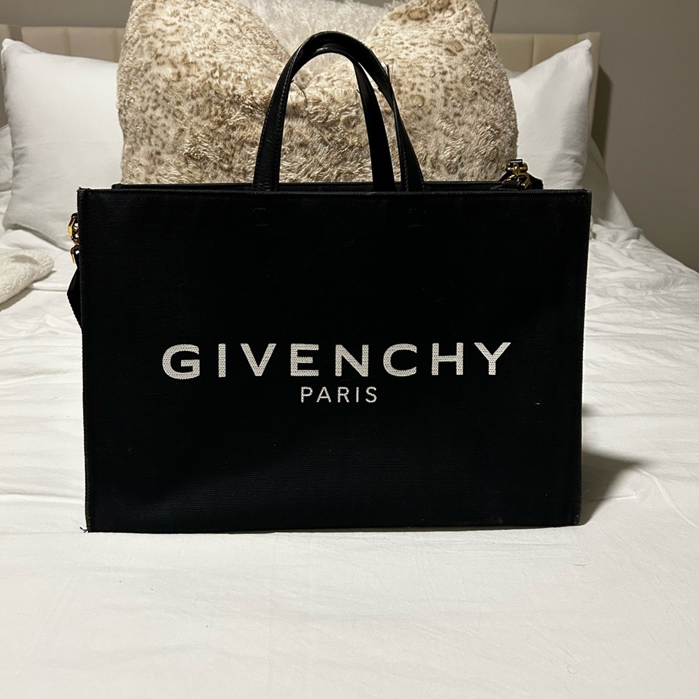 Givenchy Black Briefcase Elegant Luxury Design